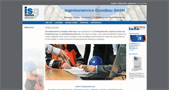 Desktop Screenshot of ingenieurservice-grundbau.de
